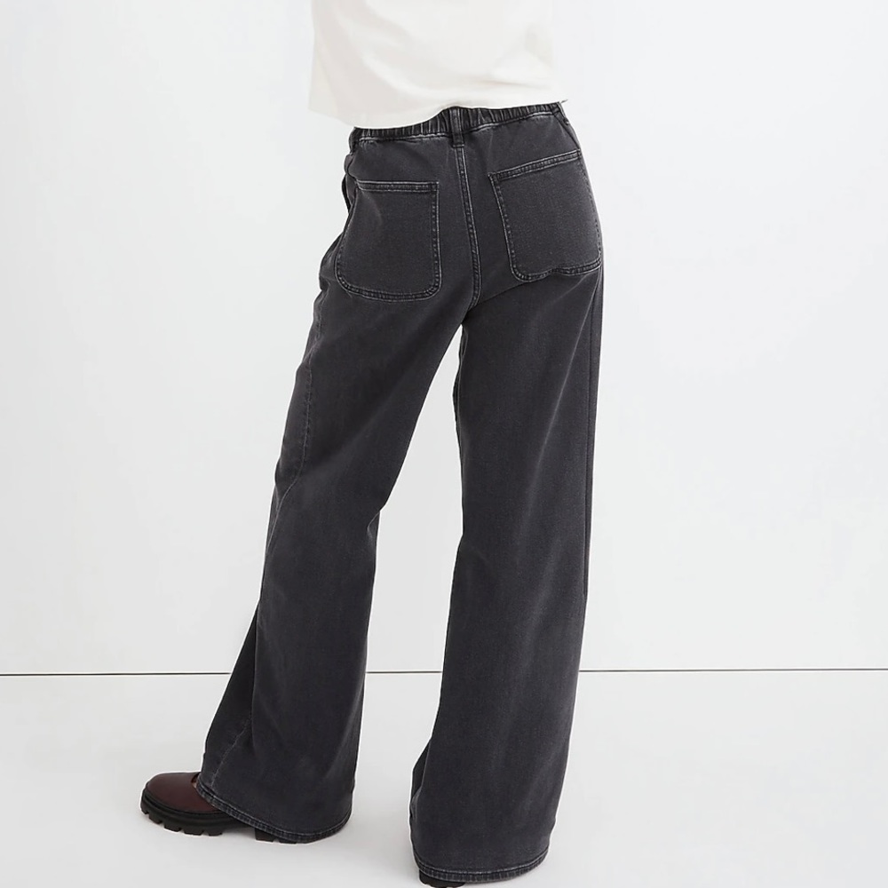 Madewell High Waisted Superwide-Leg Jeans in Bessemer Wash - Picture 2 of 7